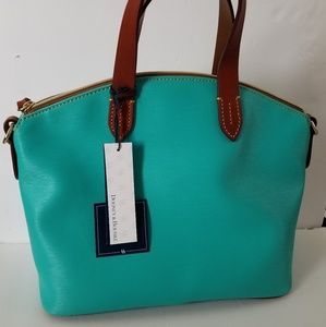 Nwt Dooney and Bourke Medium Satchel & Wristlet